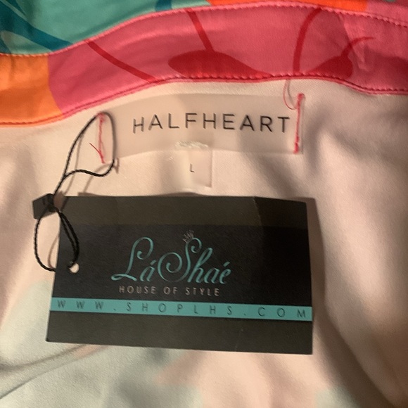 HALF HEART. WRAP MINI DRESS - Picture 4 of 4